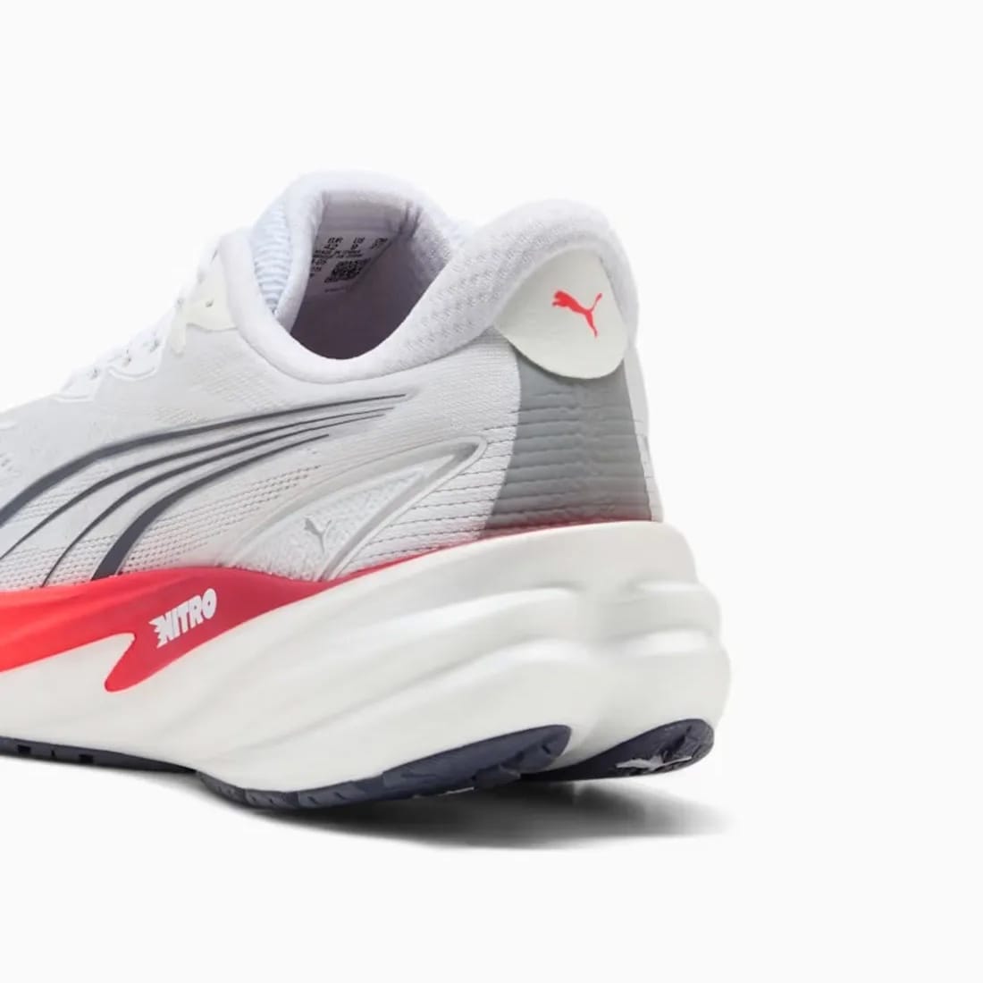 Chaussures de running Puma Velocity Nitro 5 Blanches 312944-05 Back