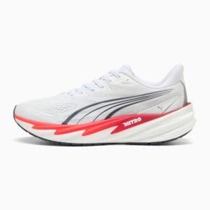 Chaussures de running Puma Velocity Nitro 5 Blanches 312944-05 Lateral