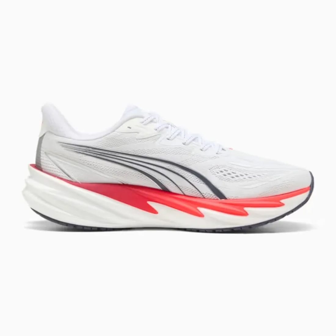 Chaussures de running Puma Velocity Nitro 5 Blanches 312944-05 Medial