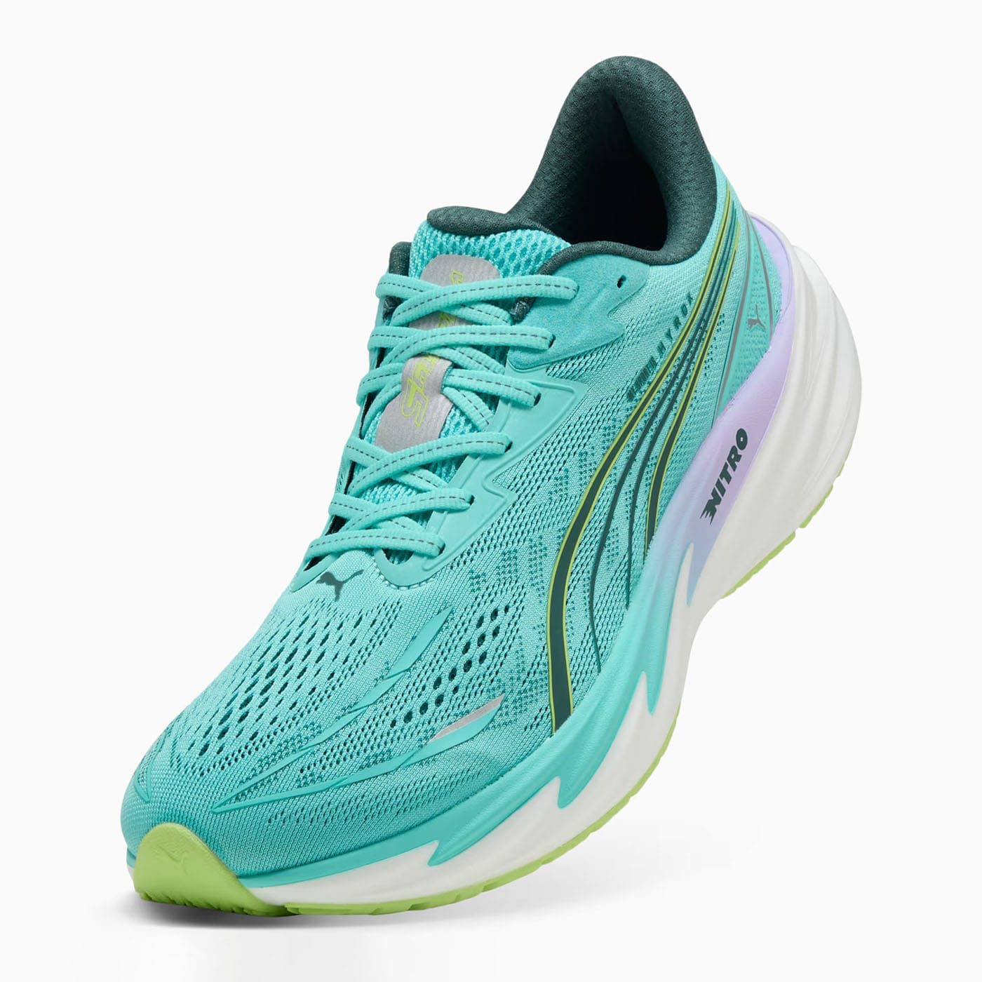 Chaussures de training Puma x Hyrox Velocity Nitro™ 5 Homme Vert menthe 313686-02 Front Top Lateral