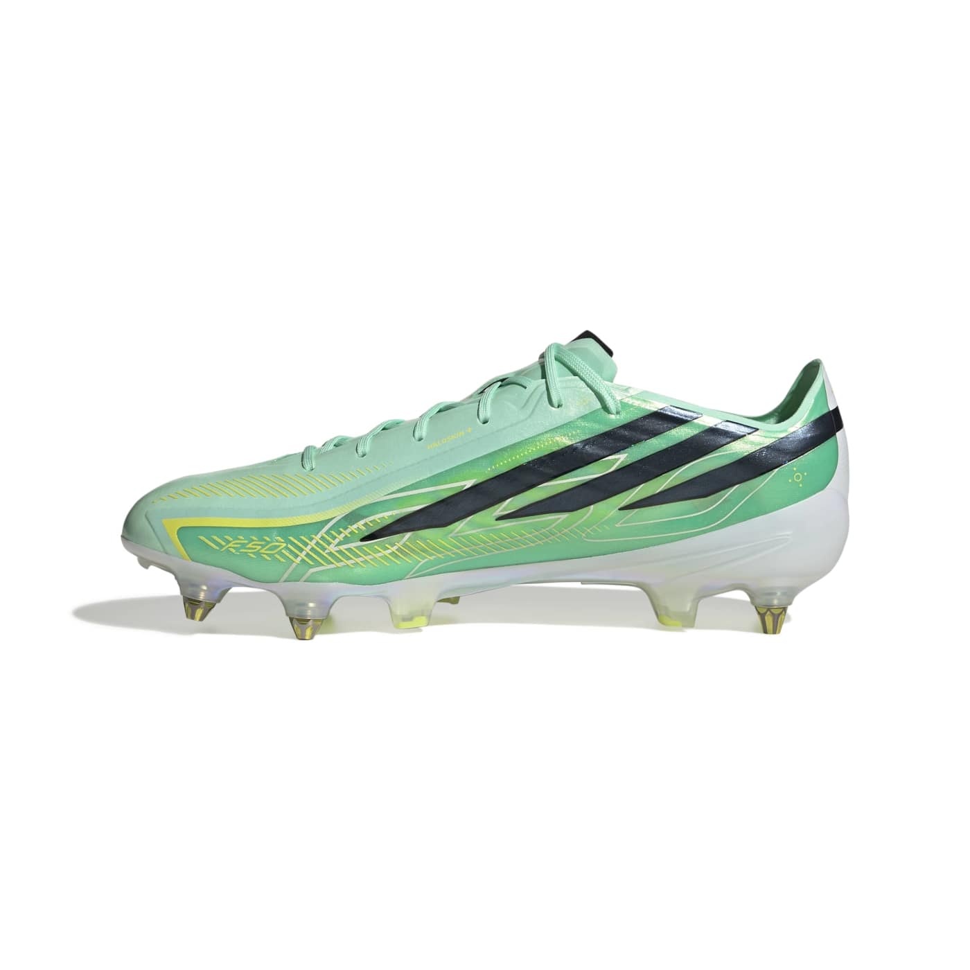 Crampons Adidas F50 Hyperfast Elite SG Vert KJ6083 Medial