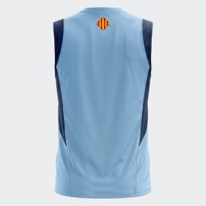Débardeur d'entrainement USA Perpignan Adidas 2026:2027 Bleu azur CFR546 Dos