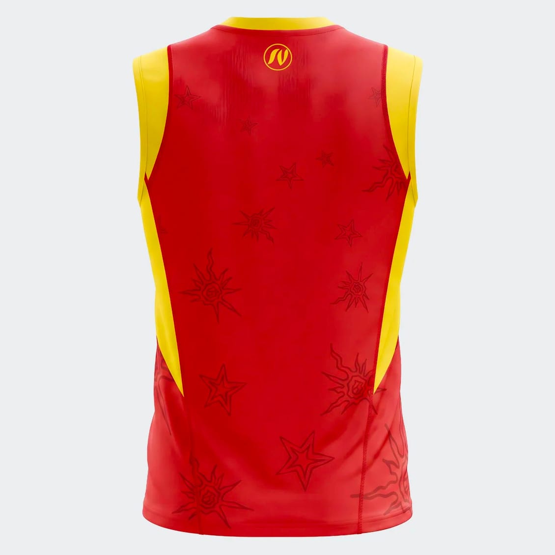 Débardeur d'entrainement USA Perpignan Adidas Rouge CFR547 Dos