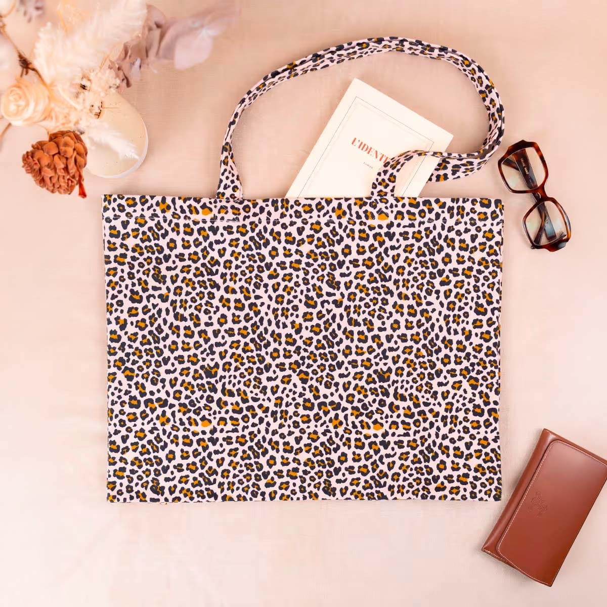Maxi Tote bag Léopard Face