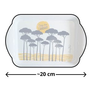 Mini plateau Pins et sable Chez les Landais Dimension