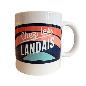 Mug céramique blanc Logo Chez les landais