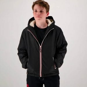 Parka courte Stade Toulousain Rugby pour enfant Vue porté de face