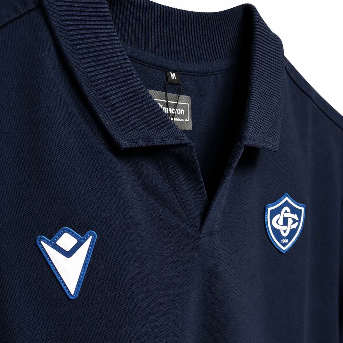 Polo Kaula Macron Castres Olympique 2026:2027 Bleu marine 70020751 Detail Face