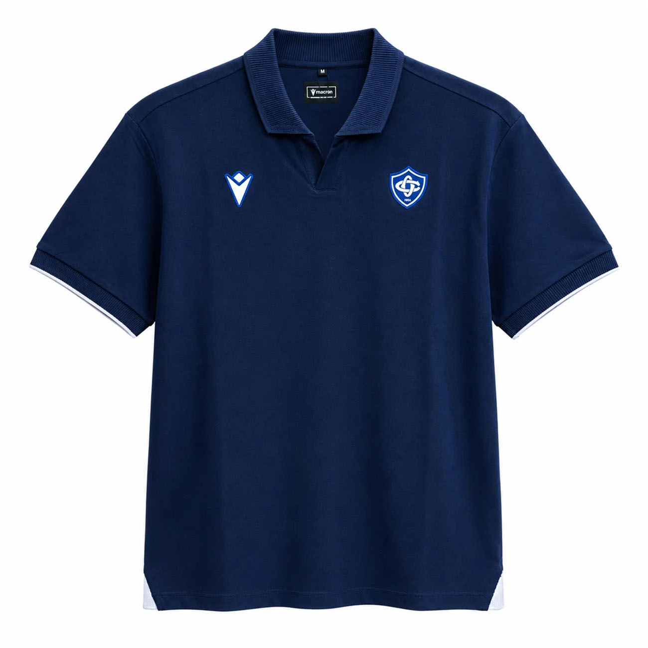 Polo Kaula Macron Castres Olympique 2026:2027 Bleu marine 70020751 Face