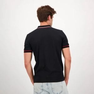 Polo pour homme Arceau Stade Toulousain Rugby Noir Vue porté de dos