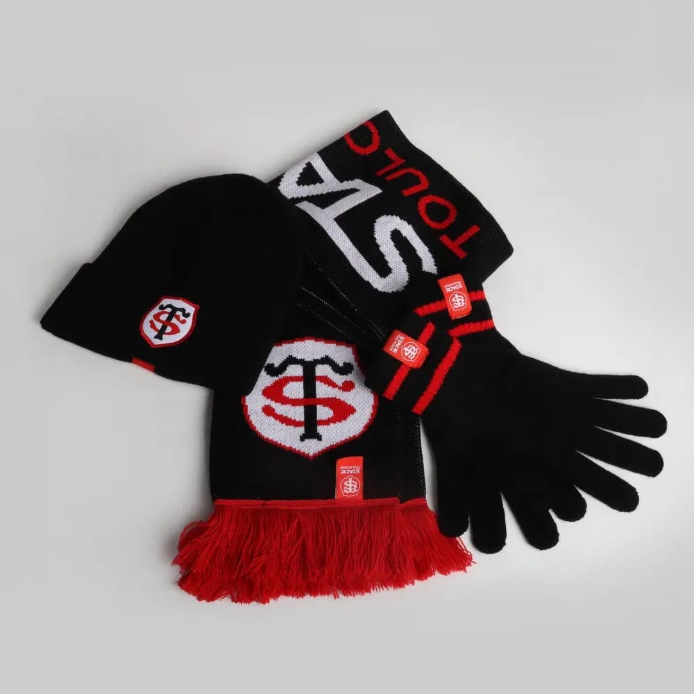 Set Hiver Écharpe, Bonnet et Gants Stade Toulousain Rugby
