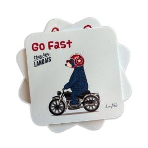 Set de sous-bock Go fast Chez les Landais
