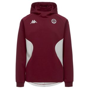 Sweat à capuche Mequat Kappa Union Bordeaux Bègles 372B2HW-A00 Face