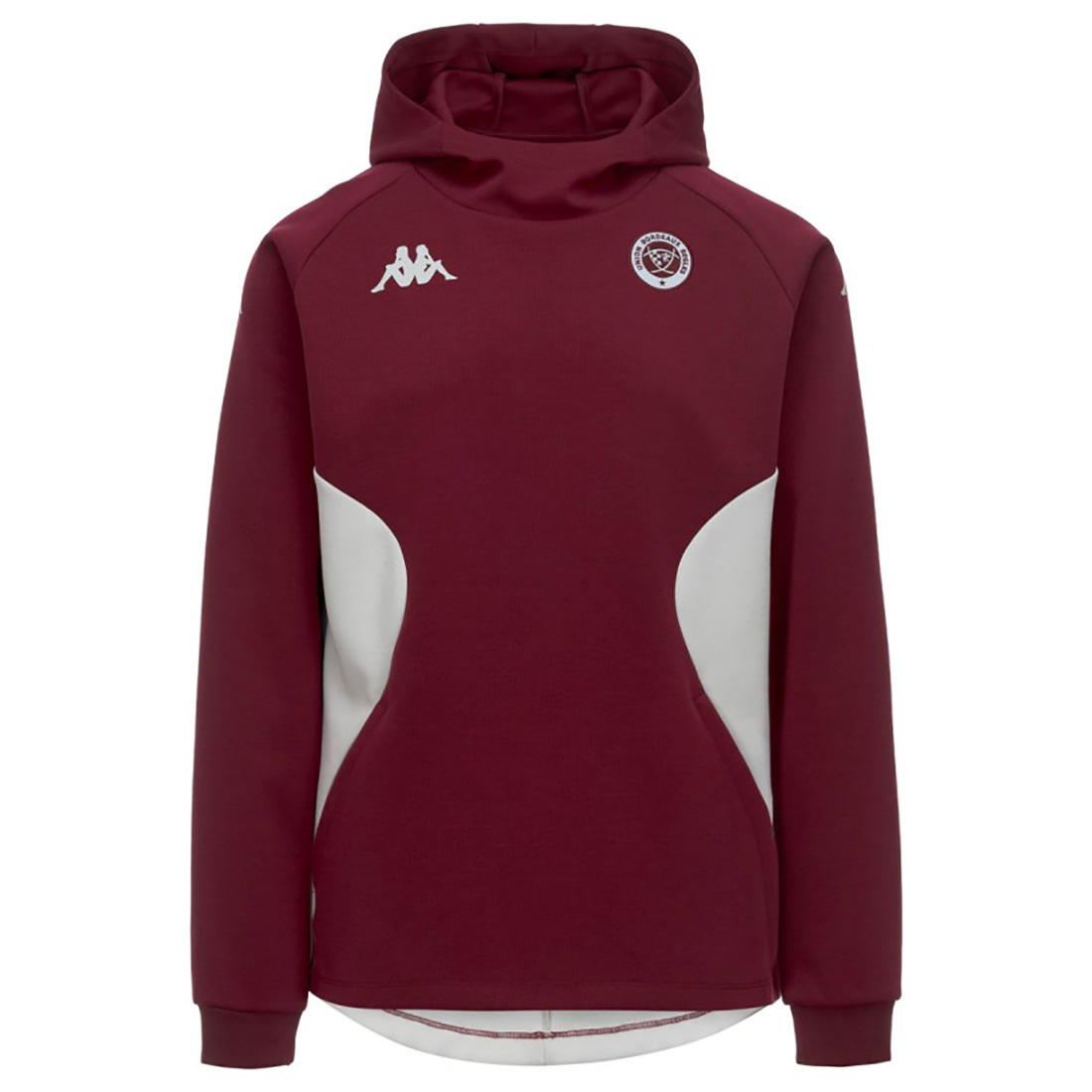 Sweat à capuche Mequat Kappa Union Bordeaux Bègles 372B2HW-A00 Face