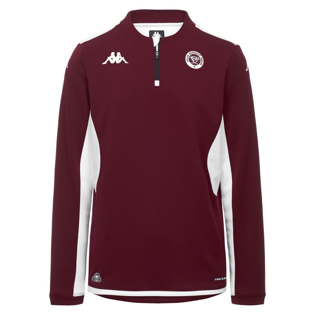 Sweat ¼ zip Union Bordeaux Bègles Muzira Kappa Bordeaux 372B2DW-A03 Face