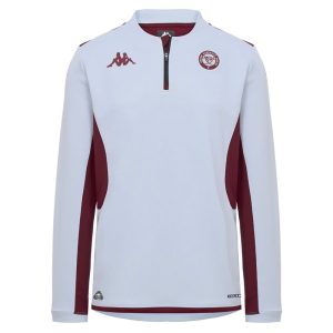 Sweat ¼ zip Union Bordeaux Bègles Muzira Kappa Gris 372B2DW-A05 Face