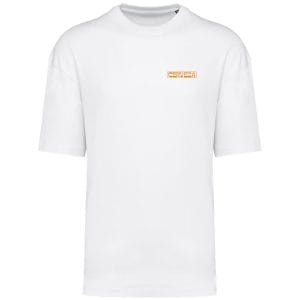 T-shirt Oversize Cerveza Unisexe Blanc Face