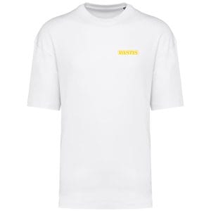 T-shirt Oversize Pastis Unisexe Blanc Face