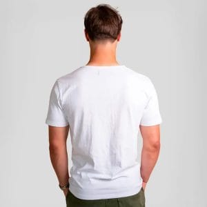 T-shirt Stade Toulousain Capitole du rugby Blanc Vue porté de dos