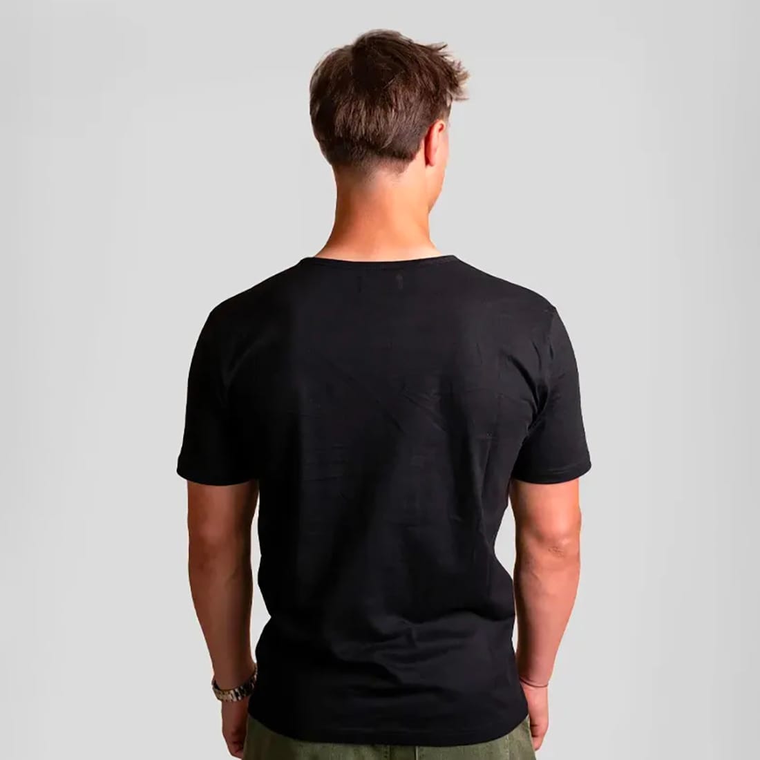 T-shirt Stade Toulousain Capitole du rugby Noir Vue porté de dos