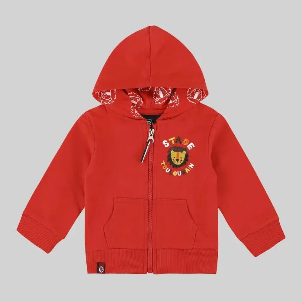Veste à capuche Bébé Savane Stade Toulousain Rugby Hoodie Bébé Face