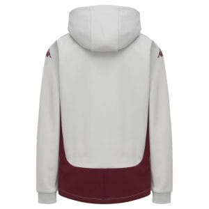 Veste à capuche Mequo Kappa Union Bordeaux Bègles Gris 372B2EW-A05 Dos