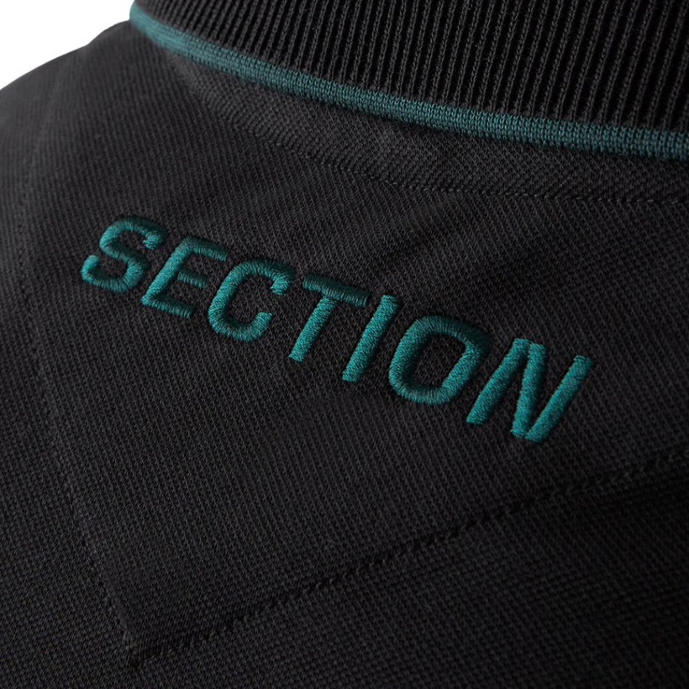 Polo Staff Section Paloise Macron 2025/2026 Noir Detail dos
