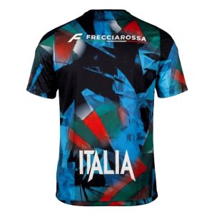 T-shirt d'entrainement Italie Rugby Macron 2026/2027 Bleu marine Dos
