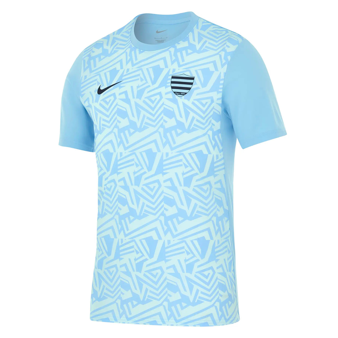 Maillot Pré-match Nike Racing 92 2025:2026 Bleu ciel RA7006-407 Face