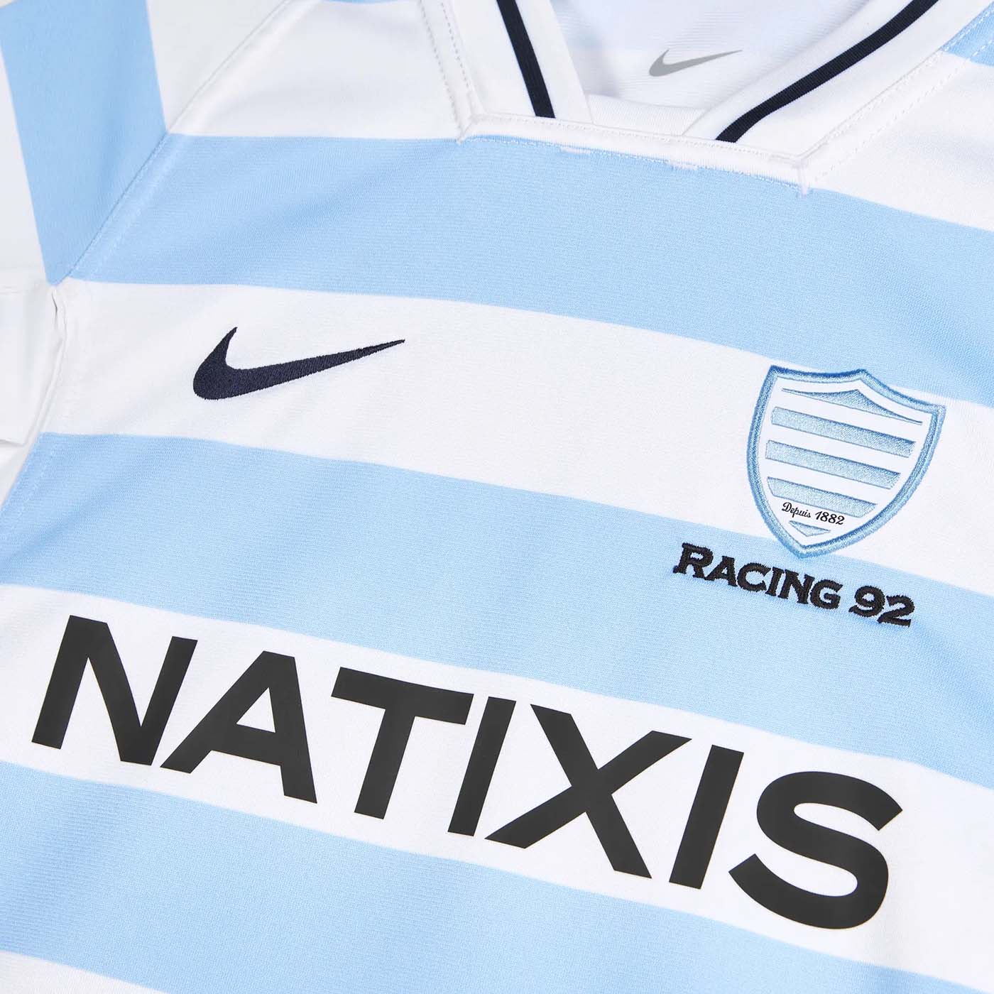 Maillot Replica Domicile Enfant Racing 92 Nike 2026:2027 RA7028-100 Detail Face