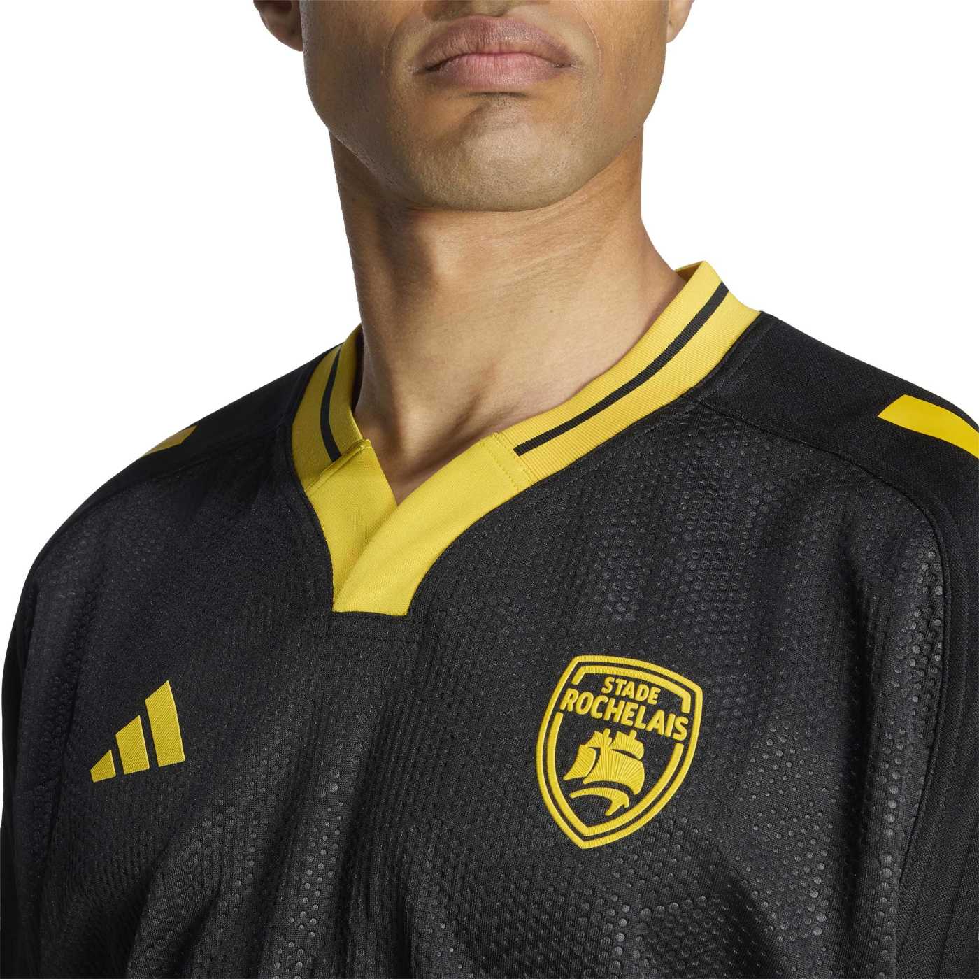 Maillot Replica Domicile Stade Rochelais 2026:2027 KY7823 Detail Face
