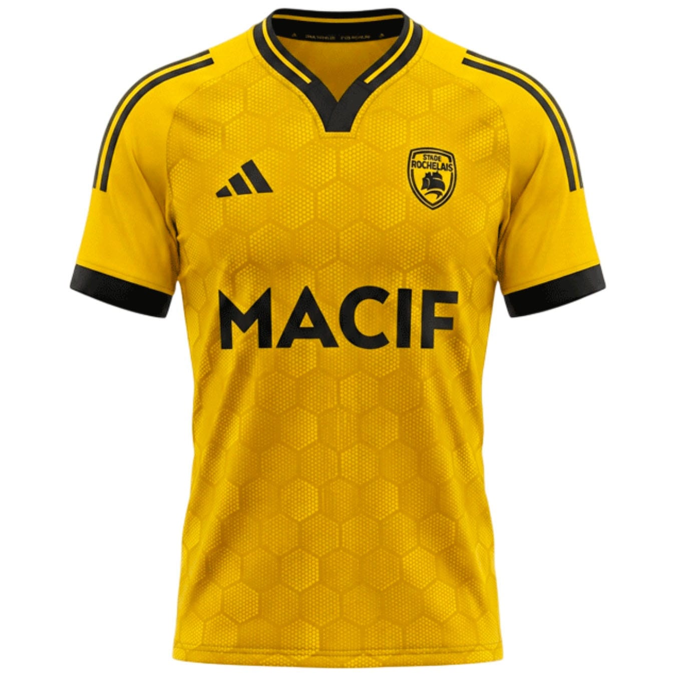 Maillot Replica Extérieur Stade Rochelais 2026:2027 KY7826 Face
