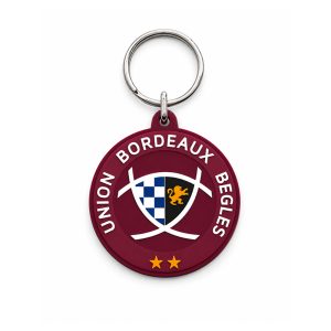 Porte clé Silicone Logo Union Bordeaux Bègles 2 étoiles