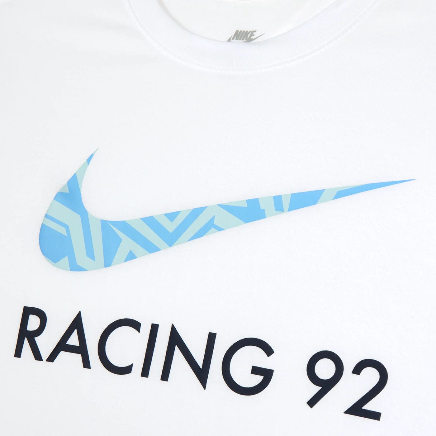 T-shirt Nike Racing 92 2025:2026 Blanc pour homme RA7031-100 Detail Face