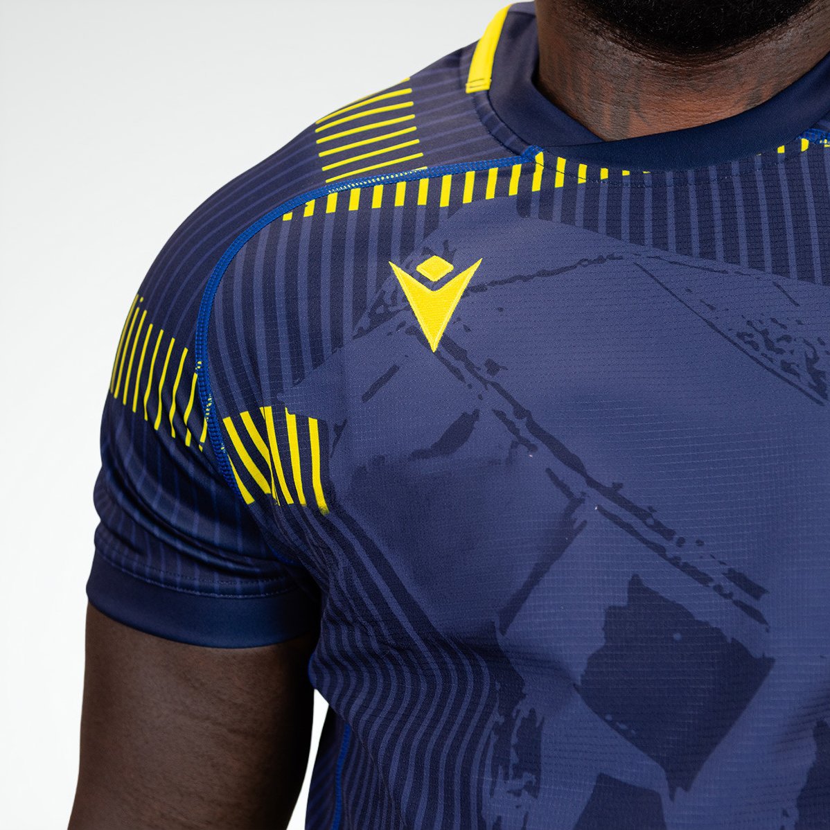 T-shirt d'entrainement ASM Clermont Training Macron 2026/2027 Bleu marine – Image 3