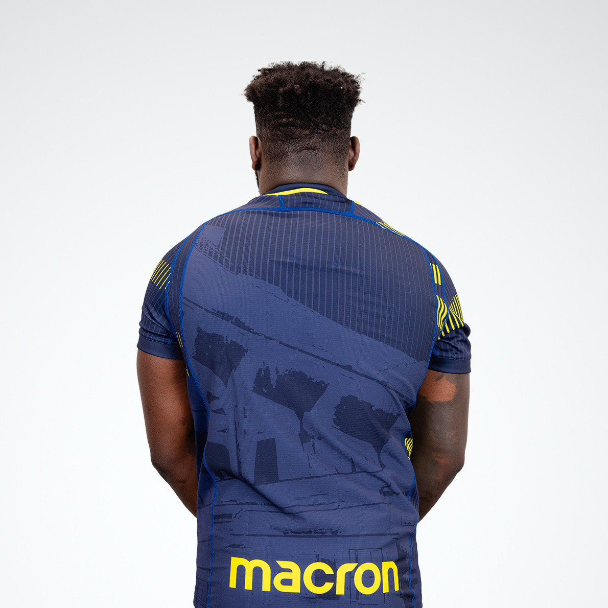 T-shirt d'entrainement ASM Clermont Training Macron 2026/2027 Bleu marine – Image 2