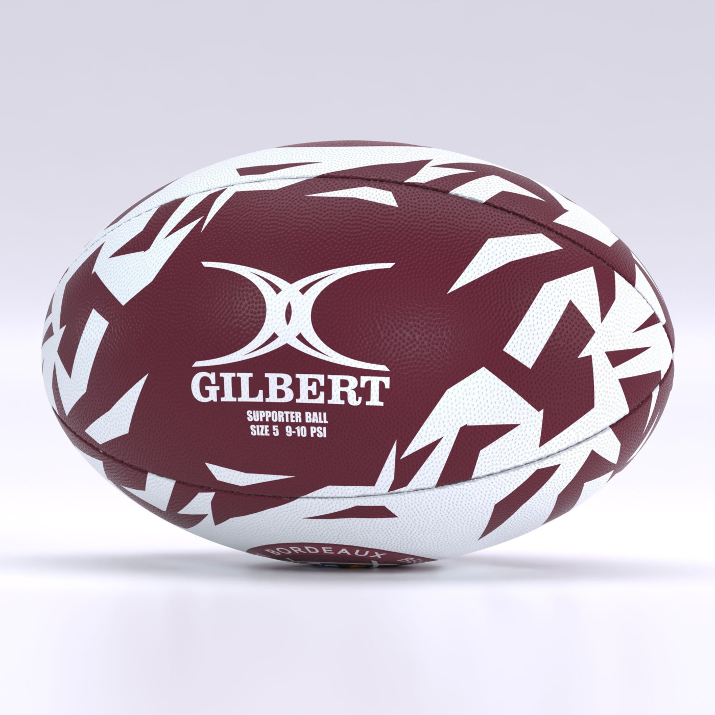 Ballon de rugby Supporter Union Bordeaux Bègles Gilbert - Taille 5 – Image 3