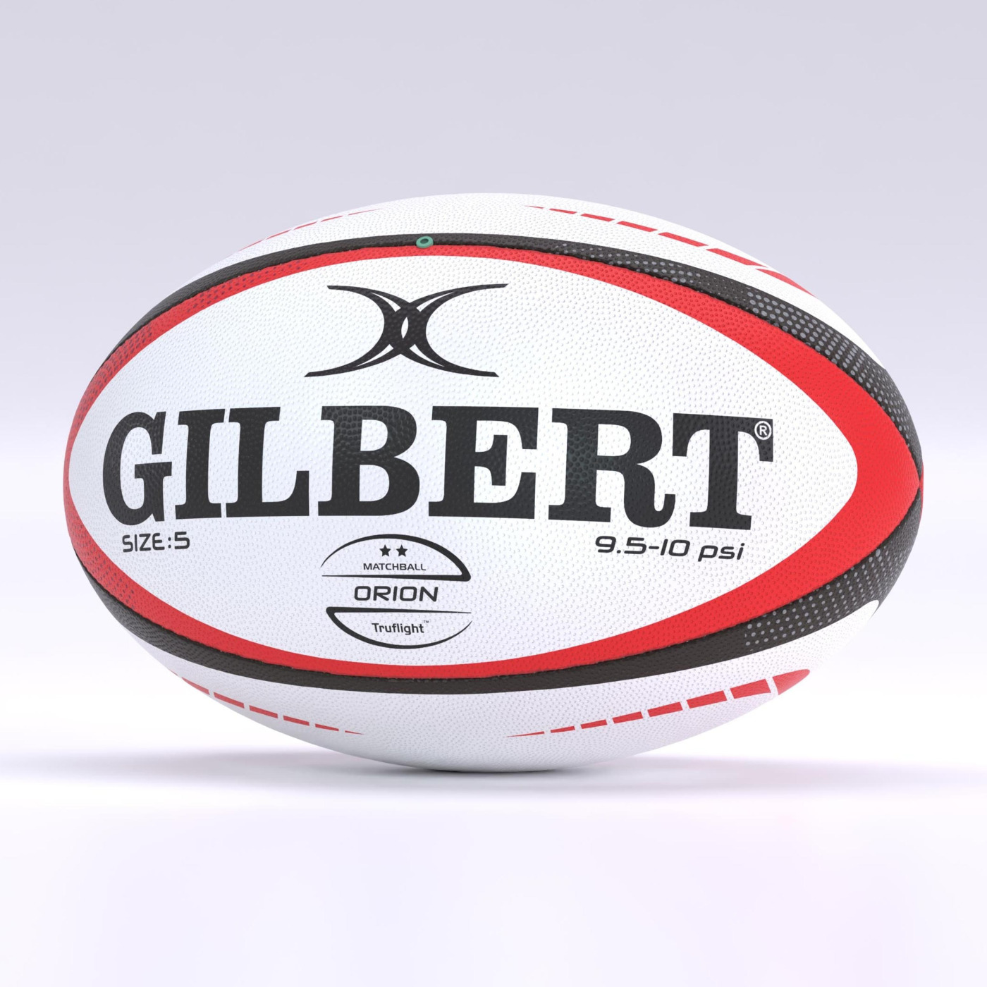 Ballon de rugby de match Gilbert Orion Taille 5 48464205 Face