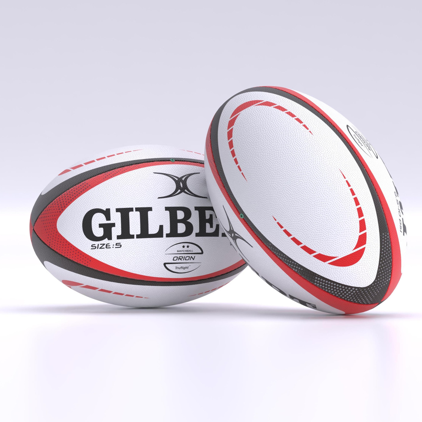 Ballon de rugby de match Gilbert Orion Taille 5 48464205