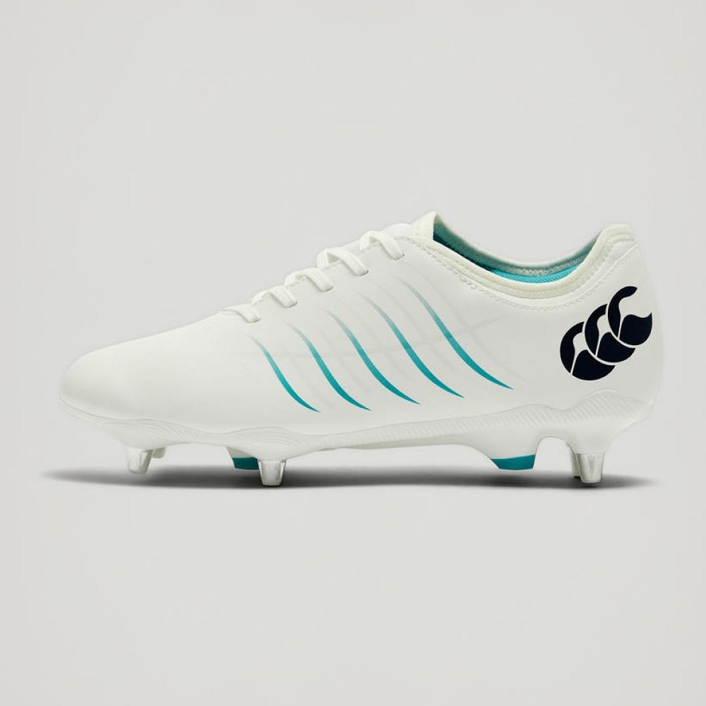 Crampons de rugby Canterbury Phoenix 2.0 Team SG Blanc