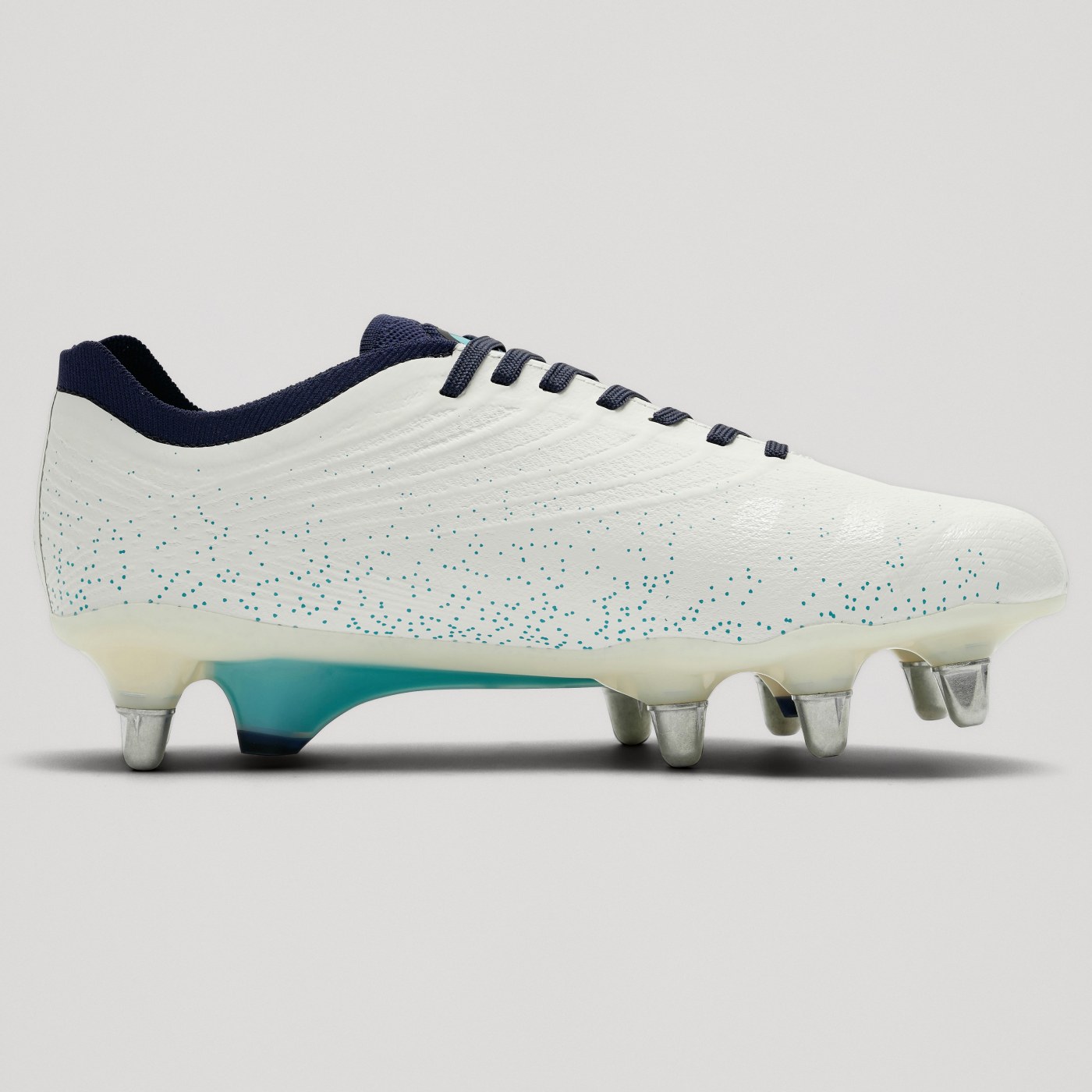 Crampons Canterbury Stampede Groundbreak Elite SG Blanc – Image 3