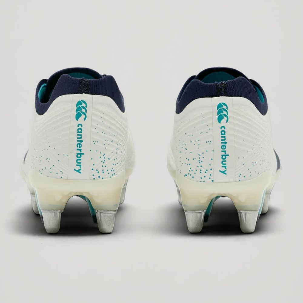 Crampons Canterbury Stampede Groundbreak Elite SG Blanc – Image 5