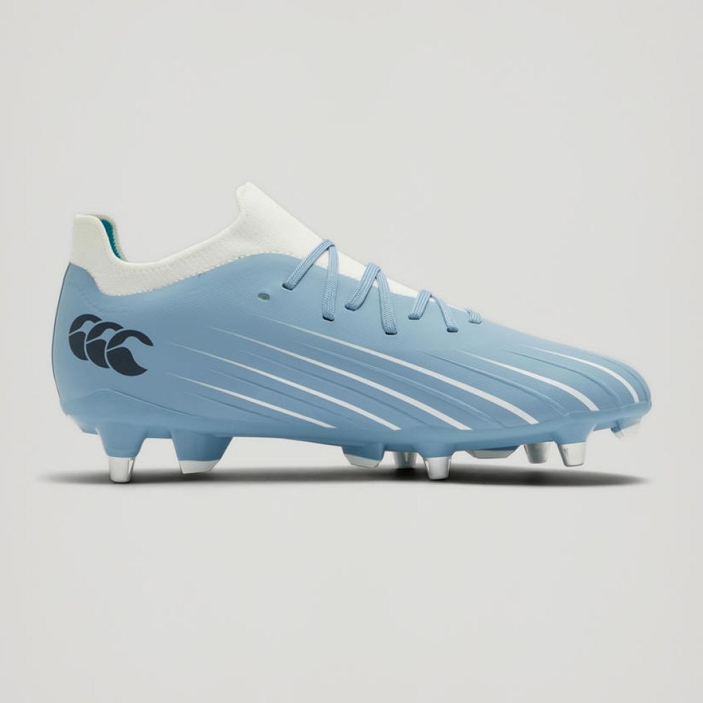 Crampons de rugby Canterbury Speed Falcon 2.0 Pro SG Bleu ciel / Gris – Image 3