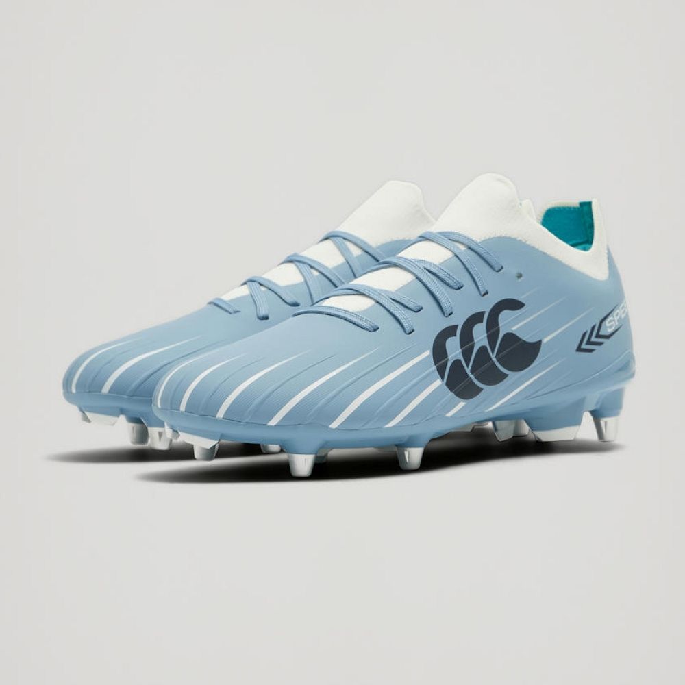 Crampons de rugby Canterbury Speed Falcon 2.0 Pro SG Bleu ciel / Gris – Image 9