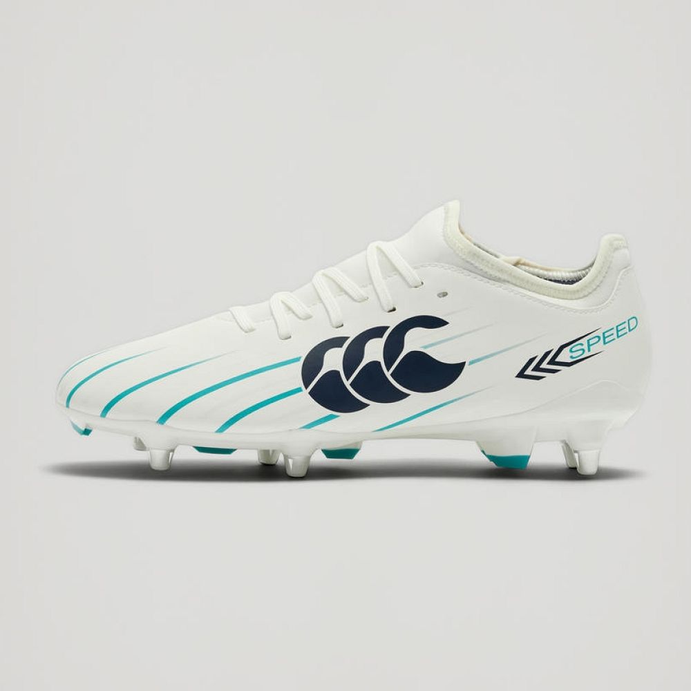 Crampons de rugby Canterbury Speed Falcon 2.0 Team SG Blanc