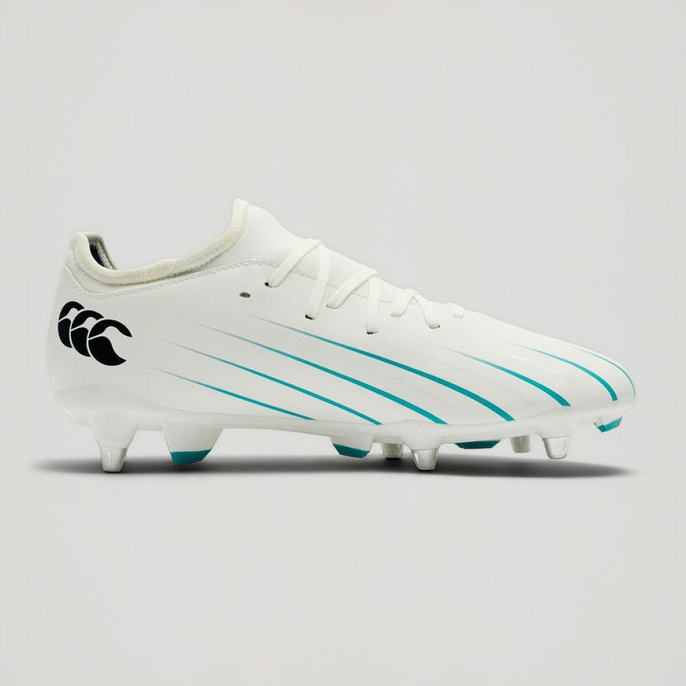 Crampons de rugby Canterbury Speed Falcon 2.0 Team SG Blanc – Image 3
