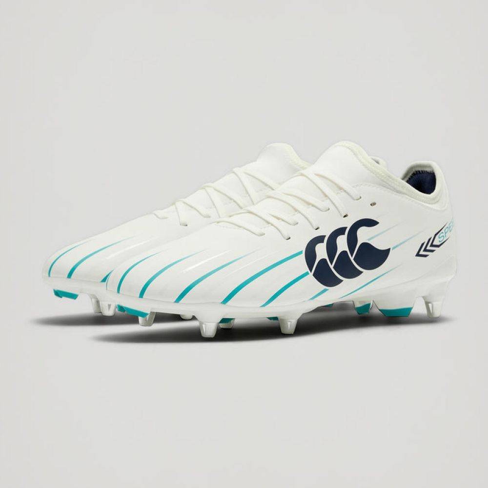 Crampons de rugby Canterbury Speed Falcon 2.0 Team SG Blanc – Image 9