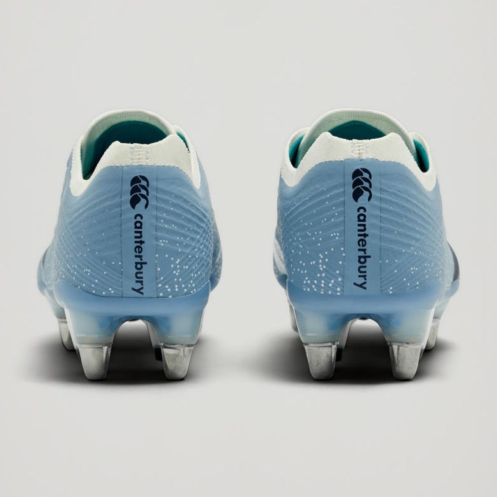 Crampons de rugby Canterbury Stampede Groundbreak Elite SG Bleu ciel / Gris – Image 5