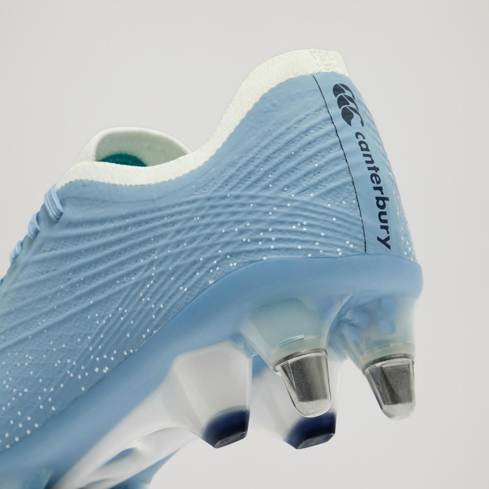Crampons de rugby Canterbury Stampede Groundbreak Elite SG Bleu ciel / Gris – Image 8
