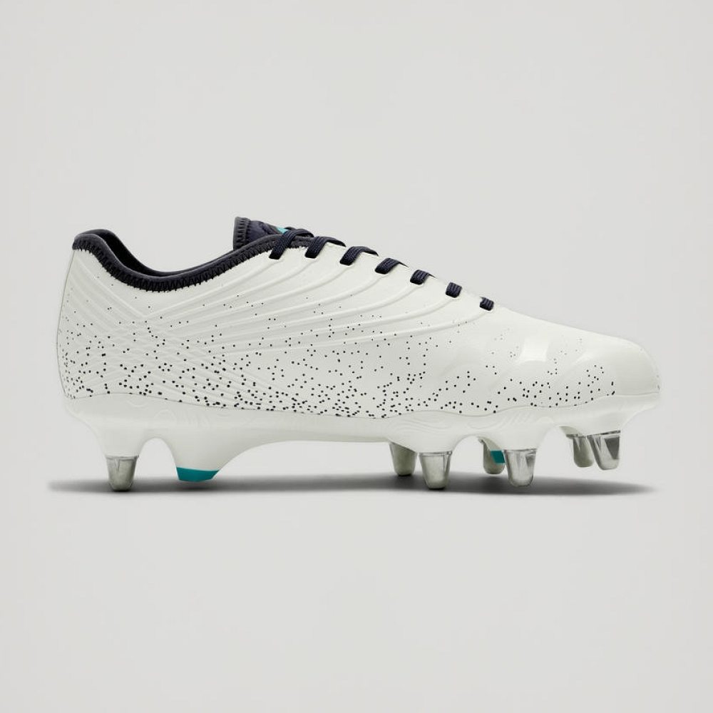 Crampons de rugby Canterbury Stampede Groundbreak Pro SG Blanc / Vert – Image 3